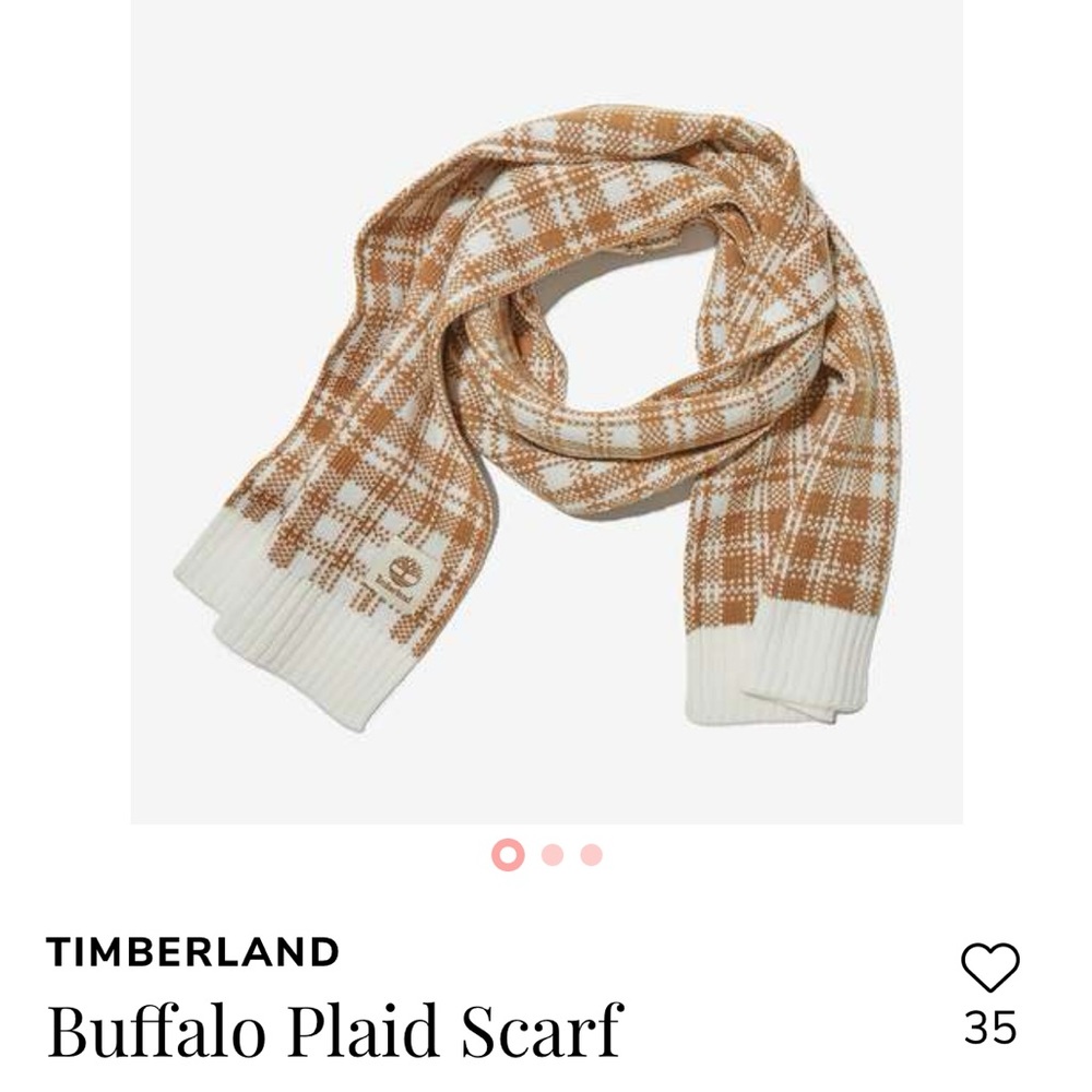 NWT Timberland Buffalo Plaid Scarf